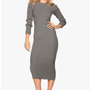CHEAP MONDAY DARK REPEAL DRESS DARK GREY MELANGE